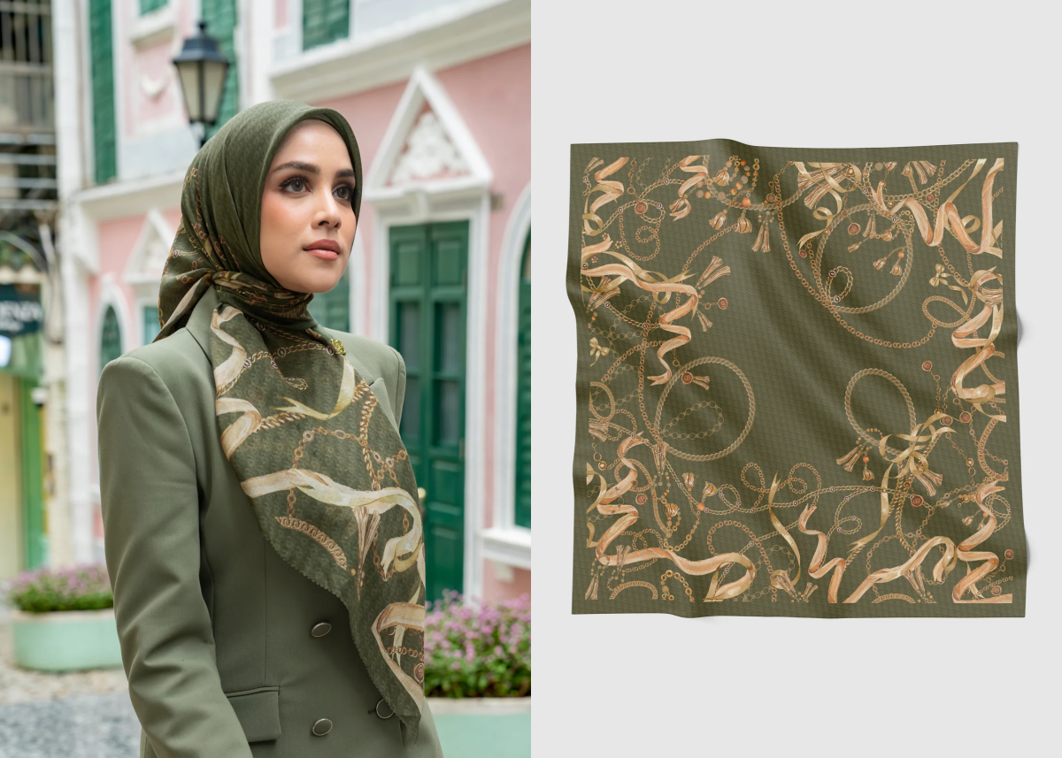 6 Ide Gaya Jilbab Segi Empat untuk Berbagai Acara